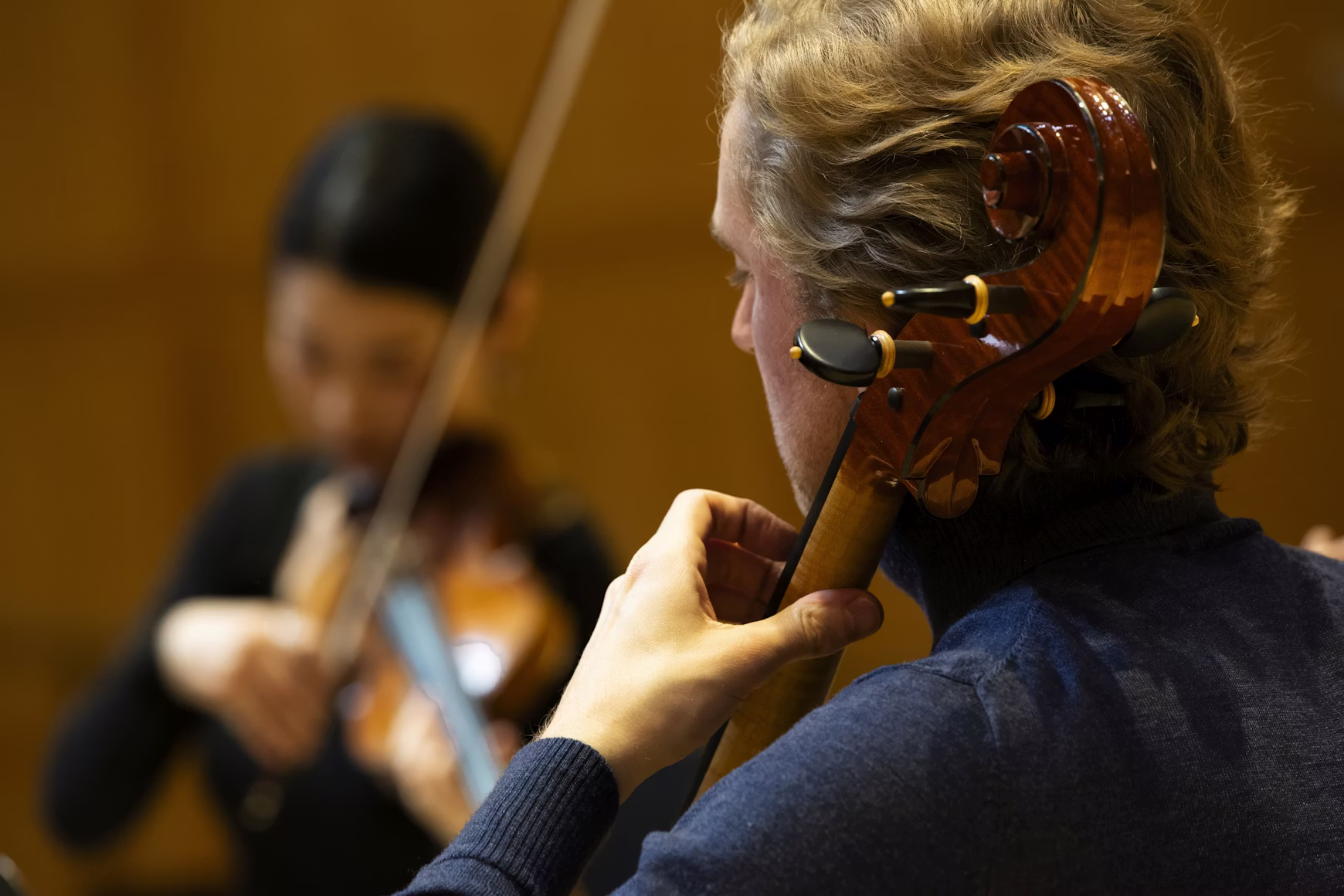 Players, stage, and rehearsal